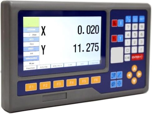 8 لغات 2 محاور 3 محاور LCD عداد عرض القراءة الرقمية لآلات طحن مخرطة الخراطة (محورين بدون ذراع) in Kuwait