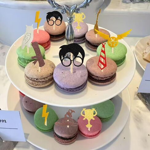 26 PCS Wizard Cake Cake Topper Decorations ، Filds Supplies ، Decorations Cupcake Plitter تحت عنوان in Kuwait