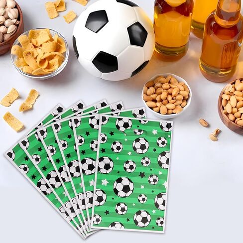 حقائب هدايا 50PCS للبيسبول ، مواد PE 9.84 × 6.69 بوصة للوجبات الخفيفة Candy Goodie حقائب مع مقبض للرياضة Treat Forme Supplies Decorations in Kuwait