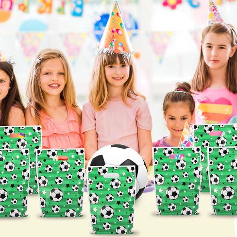 حقائب هدايا 50PCS للبيسبول ، مواد PE 9.84 × 6.69 بوصة للوجبات الخفيفة Candy Goodie حقائب مع مقبض للرياضة Treat Forme Supplies Decorations in Kuwait