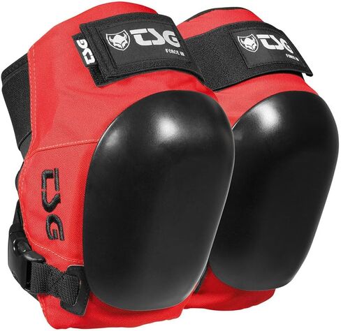 وسادات الركبة TSG Force III Kneepads - لوح التزلج، غلاف صلب، إسفنج EVA، معدات واقية، حماية من التصادم، غطاء PE قابل للاستبدال، نايلون مقاوم للتمزق، معتمد، ظهر مفتوح، للبالغين، تصميم سويسري in Kuwait