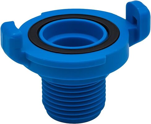 وصلة توصيل ملولبة ذكر مقاس 1 بوصة - خرطوم بولي سريع التوصيل مع عروات قفل - محول مياه متين للري والزراعة والتطبيقات البحرية والصناعية in Kuwait