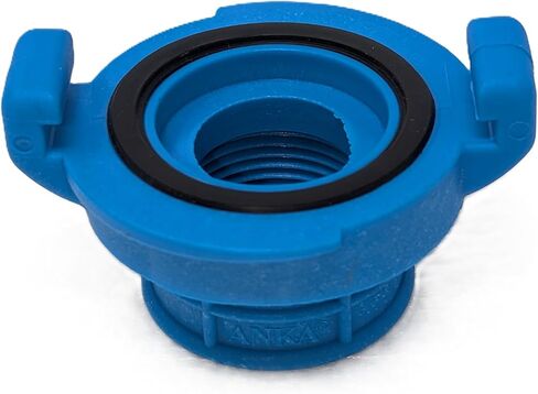 10 عبوات - وصلة توصيل ملولبة أنثى مقاس 1 بوصة - خرطوم بولي سريع التوصيل مع عروات قفل - محول مياه عالي التحمل للري والزراعة والاستخدام البحري والصناعي in Kuwait