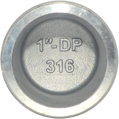 الفولاذ المقاوم للصدأ SS316 نوع DP Cam وتركيب خرطوم الأخدود، محول مضخة القمامة، قابس الغبار (1 بوصة) in Saudi Arabia