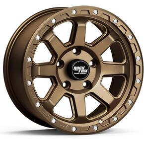 ROCKTRIX RT116 17 بوصة متوافقة مع JEEP WRANGLER JK JL 17X9 5X5 عجلات (-12 مم إزاحة ، 4.5 بوصة Backspace) 5x5 PCD ، 71.5 مم تتحمل ، عجلات سوداء ، وتناسب أيضا مصارع JT RIMS in Kuwait