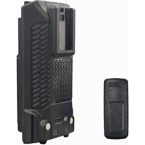 بطارية UV-K5 USB-C شحن 2600 مللي أمبير في الساعة سعة كبيرة 7.4VDC بطارية UV-K58 مع مشبك حزام لملحقات جهاز الاتصال اللاسلكي UV-K6 in Kuwait