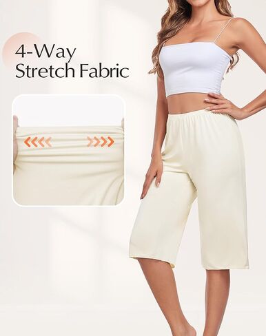 Subuteay Pettipants Womens Culotte Half Slip Skirted Shorts Under Dress Lace Trim in Kuwait