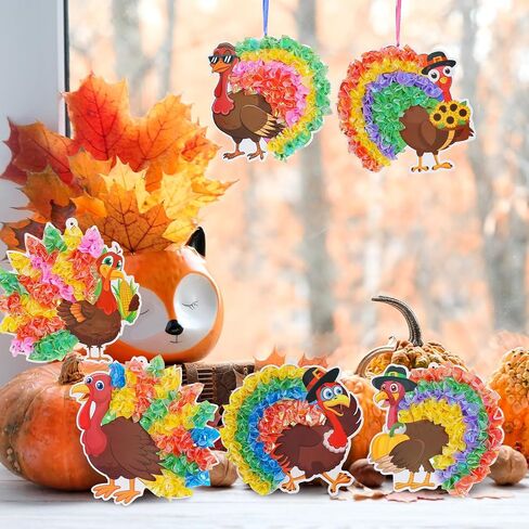 Fennoral 24 Pack Flower Poke in Art for Kids Make You Own Flower Bouquet Craft Kit DIY Poke EVA Foam Craft for Girls Boys for Classroom Art Activity Spring Decoration Mother's Day Gift in Saudi Arabia
