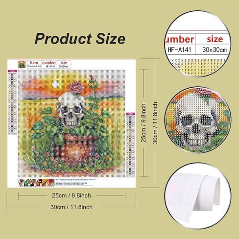 hill froeistung Sewing Machine Diamond Art Painting Kits for Adults, Flower Diamond Dots Kits for Beginners, 5D DIY Round Full Drill Diamond Gem Art Craft for Home Decor Gift 12x12inch in Saudi Arabia