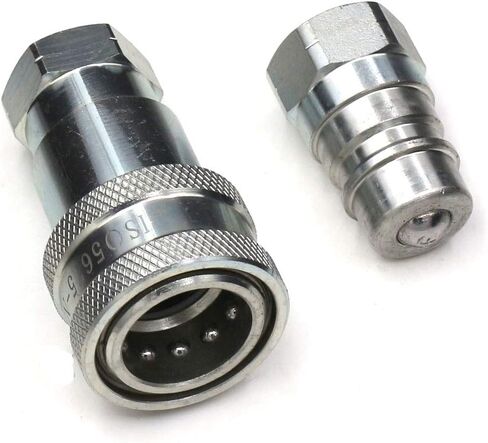 مقرنة هيدروليكية 3/4 NPT ISO 5675 ، Ceker Quick Connect Pioneer Style Astrical Adgricultural Coupling Douplers Acplers in Kuwait