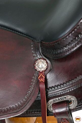 HILASON Western Horse Saddle American Leather Flex Tree Trail & Pleasure Chocolate Brown | for Horses in Saudi Arabia