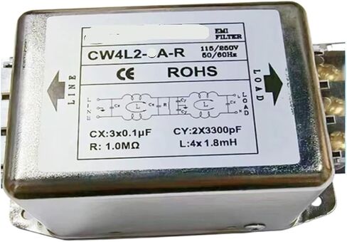 مرشح الطاقة CW4L2-20A-R 30A-R مع دليل السكك الحديدية المشبك 10A-R (كتلة المحطة 10A) in Saudi Arabia