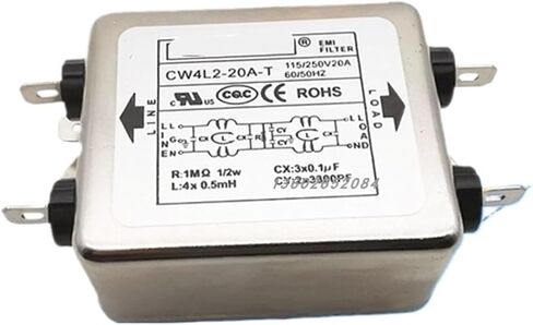 مرشح طاقة أحادي الطور CW4E-40A-S 10A 20A30A تنقية مزدوج المرحلة تيار متردد 220 فولت (CW4L2-20A-S) in Saudi Arabia