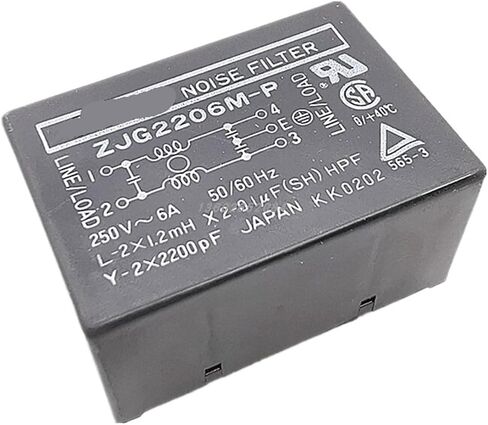 Single-Phase Noise Filter ZJG2206M-P 6A Power Supply Filter Anti-Interference in Saudi Arabia