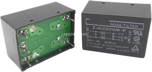 Single-Phase Noise Filter ZJG2206M-P 6A Power Supply Filter Anti-Interference in Saudi Arabia