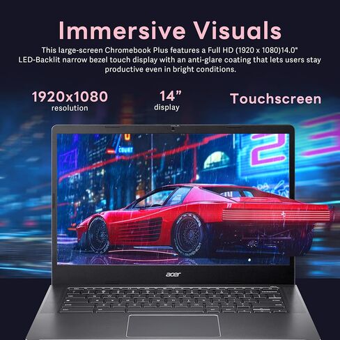Acer Chromebook Spin 713: Intel i3-10110U, 4GB DDR4, 64GB eMMC, 13.5" 2K VertiView Touchscreen, Backlit Keyboard, Google Chrome OS (Renewed) in Saudi Arabia