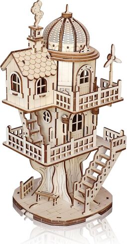 3D Wooden Puzzles for Adults, DIY Mechanical Gearing Powered Butterfly Model Kits, 140 Pieces Wooden Models for Adults to Build, Ideal for Birthday, Christmas, Souvenir Gift, Home Décor in Saudi Arabia
