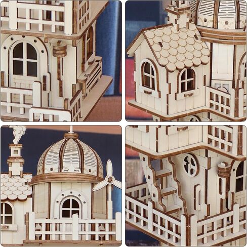 3D Wooden Puzzles for Adults, DIY Mechanical Gearing Powered Butterfly Model Kits, 140 Pieces Wooden Models for Adults to Build, Ideal for Birthday, Christmas, Souvenir Gift, Home Décor in Saudi Arabia