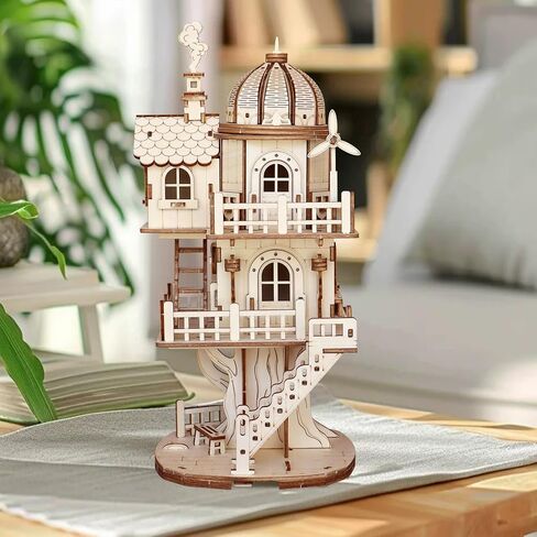 3D Wooden Puzzles for Adults, DIY Mechanical Gearing Powered Butterfly Model Kits, 140 Pieces Wooden Models for Adults to Build, Ideal for Birthday, Christmas, Souvenir Gift, Home Décor in Saudi Arabia