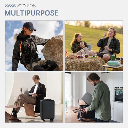 Stypos Large Tactical Laptop Bag for Men,17.3 Inch Computer Bag Briefcase with Passport Wallet, Carry on Messenger Bag in Kuwait