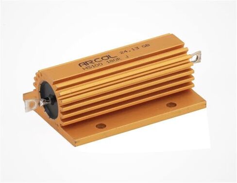 Ohmite، HS100-180R-J، مقاوم الأسلاك - 180 أوم - ±5% التسامح - 100 وات - ±100 جزء في المليون/درجة مئوية معامل درجة الحرارة - تحمل النبض - عروات اللحام - حزمة الصندوق المحوري. (5 سلعة/عناصر) in Kuwait