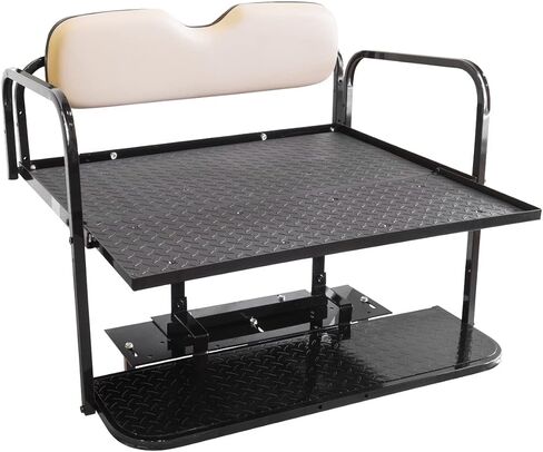 Buggies Unlimited Yamaha G29 / Drive/YDRA/YDRE (07-16) Golf Cart Rear Flip Seat with Steel Frame in Saudi Arabia
