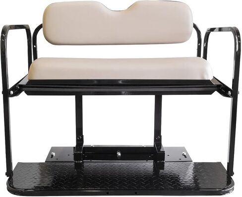 Buggies Unlimited Yamaha G29 / Drive/YDRA/YDRE (07-16) Golf Cart Rear Flip Seat with Steel Frame in Saudi Arabia