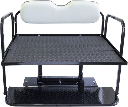 Buggies Unlimited Yamaha G29 / Drive/YDRA/YDRE (07-16) Golf Cart Rear Flip Seat with Steel Frame in Saudi Arabia