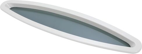 حلقة خارجية من HECASA Boat Portlight Porthole متوافقة مع 2004 و2007 Sea Ray 225 Weekender TOO Sundencers Express Boat Yacht استبدال نافذة مع حلقة خارجية 23.5 بوصة طول × 5.25 بوصة عرض (597 مم × 134 مم) in Saudi Arabia