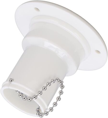 Tissting Boat Deck Fill 1.5in/38mm ABS Black Water Filler Cap - Keyless Design Marine Water Filler for Boats and Yachts, Easy to Use with Anti-Loss Chain and Secure Sealing for Marine Applications in Saudi Arabia