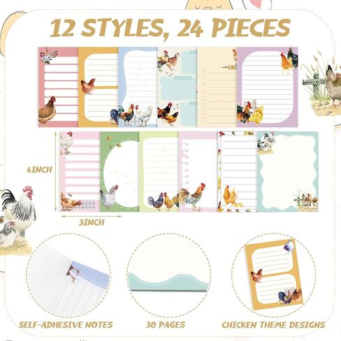 24 Pack Bee Sticky Notes 3x4 Inch Cute Bee Notepads Adhesive Bee Memo Notes Self Stick Note Pads Funny Bee Theme Memo Pads Bee to Do List Sticky Notes for Women Gift Office Home Supplies in Saudi Arabia