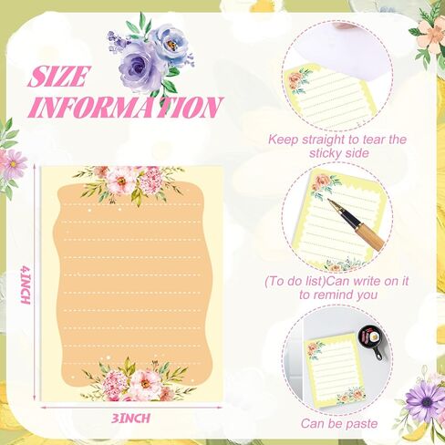 24 Pack Bee Sticky Notes 3x4 Inch Cute Bee Notepads Adhesive Bee Memo Notes Self Stick Note Pads Funny Bee Theme Memo Pads Bee to Do List Sticky Notes for Women Gift Office Home Supplies in Saudi Arabia