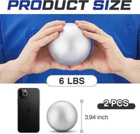 2 Pcs Iron Shot Put 6lbs Sports Cast Shot Put Ball Blue Shotput Competition Shot Put Track Field Shots for Spring High School Track and Field Competition Practice Outdoor in Kuwait