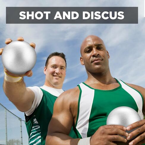 2 Pcs Iron Shot Put 6lbs Sports Cast Shot Put Ball Blue Shotput Competition Shot Put Track Field Shots for Spring High School Track and Field Competition Practice Outdoor in Kuwait