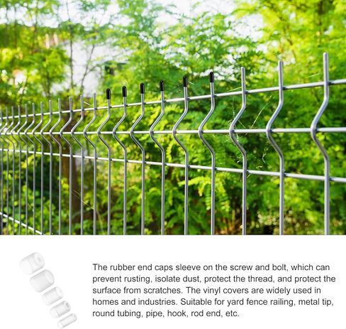 غطاء واقي لخيط المسمار، أغطية نهاية مطاطية، [للبرغي، المسمار] - 1/4 بوصة 3/8 بوصة 1/2 بوصة 3/4 بوصة 7/8 بوصة معرف/أسود/100 قطعة in Kuwait