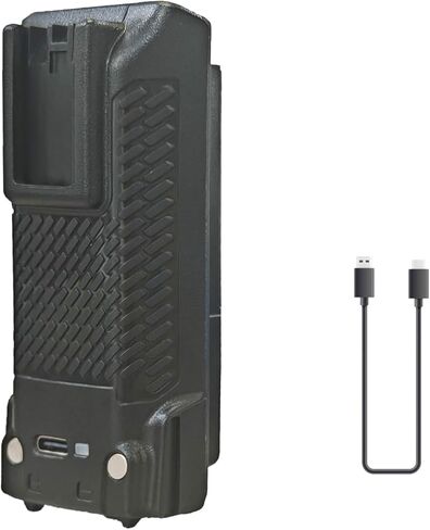 بطارية UV-K5 USB-C شحن 2600 مللي أمبير في الساعة سعة كبيرة 7.4VDC بطارية UV-K58 مع مشبك حزام لملحقات جهاز الاتصال اللاسلكي UV-K6 in Kuwait