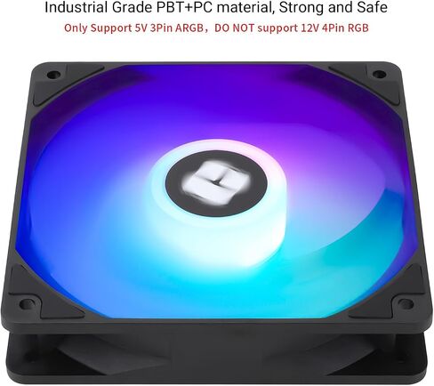 TL-C12CW-S X3 مروحة وحدة المعالجة المركزية 120 مم بيضاء ARGB مروحة تبريد، 4pin PWM مروحة كمبيوتر صامتة مع محمل S-FDB، مروحة تبريد تصل إلى 1550 دورة في الدقيقة (3 كميات) in Kuwait