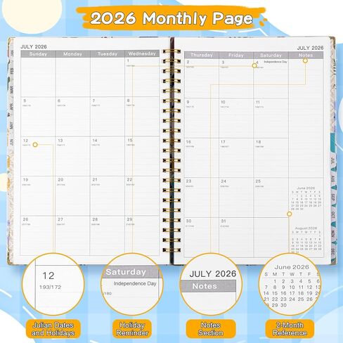 VinTS 2025 Planner, 8.5x11 Large Weekly Monthly Dated Planner,Jan-Dec.2025 Hardcover Planner Agenda Organizers with stickers, bookmarks, pocket for Women Home,Green in Kuwait