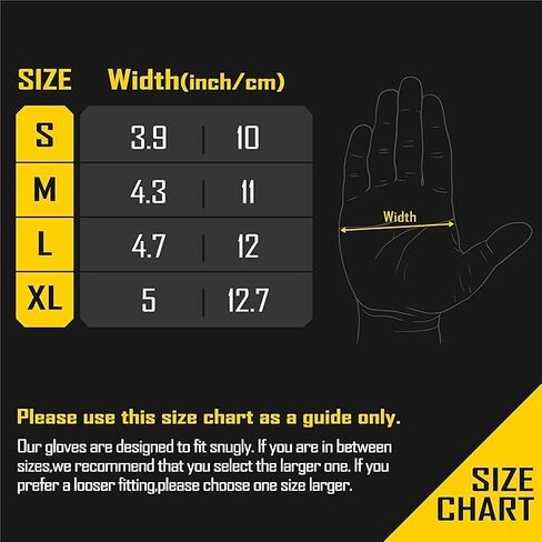 COOLJOB Touchscreen Utility Men’s Work Gloves with Grip, Slip-resistant Breathable Gloves for Driving Hunting Cycling, S-XL in Kuwait