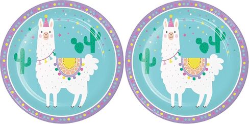 Creative Converting Llama Party Paper Plates, 24 ct in Saudi Arabia