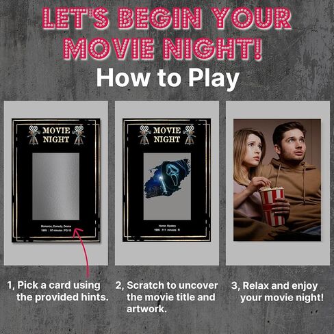 Date Night Scratch Off Cards, 40 Fun and Romantic Scratch Off Date Ideas for Him, Her, Wife, or Husband, Girlfriend, Boyfriend, Perfect for Date Night, Couples Gift for Valentine's Day, Anniversaries, and Birthdays in Saudi Arabia