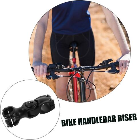 1Pc Adjustable Bike Stem Riser Extender for Mountain Cycling Durable Handlebar Accessory Easy Installation for Improved Riding Posture in Saudi Arabia