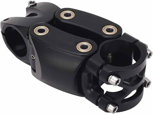 Drfeify Suspension Handlebar Stem, Aluminum Alloy Shock Absorbing Handlebar Stem with 4 Link Structure for Gravel Mountain Road in Saudi Arabia