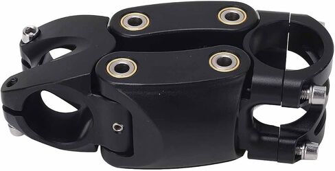 Drfeify Suspension Handlebar Stem, Aluminum Alloy Shock Absorbing Handlebar Stem with 4 Link Structure for Gravel Mountain Road in Saudi Arabia