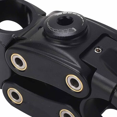 Drfeify Suspension Handlebar Stem, Aluminum Alloy Shock Absorbing Handlebar Stem with 4 Link Structure for Gravel Mountain Road in Saudi Arabia