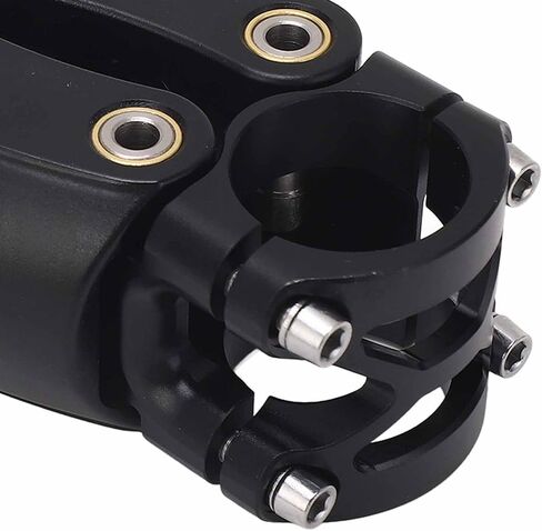 Drfeify Suspension Handlebar Stem, Aluminum Alloy Shock Absorbing Handlebar Stem with 4 Link Structure for Gravel Mountain Road in Saudi Arabia
