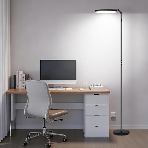 مصابيح أرضية لغرفة المعيشة ، LED 2400LM/36W مصباح دائم مع طاولة قابلة للضوء 69 "ضوء الزاوية الطوي in Saudi Arabia