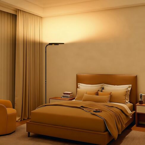 مصابيح أرضية لغرفة المعيشة ، LED 2400LM/36W مصباح دائم مع طاولة قابلة للضوء 69 "ضوء الزاوية الطوي in Saudi Arabia