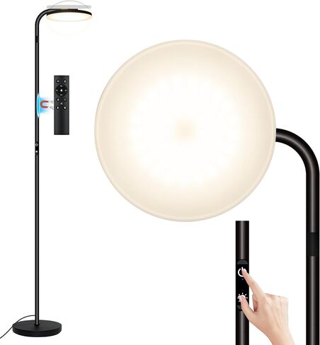 مصابيح أرضية لغرفة المعيشة ، LED 2400LM/36W مصباح دائم مع طاولة قابلة للضوء 69 "ضوء الزاوية الطوي in Saudi Arabia