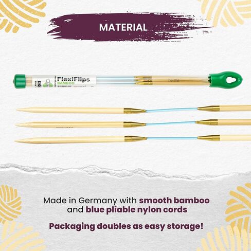 addi Flexi Flip Bamboo Knitting Needles (Set of 3) - 2.75mm in Saudi Arabia